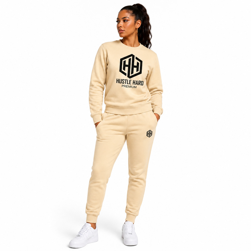 The Hustle Hard Premium Crew-Neck Tracksuit - Image 2