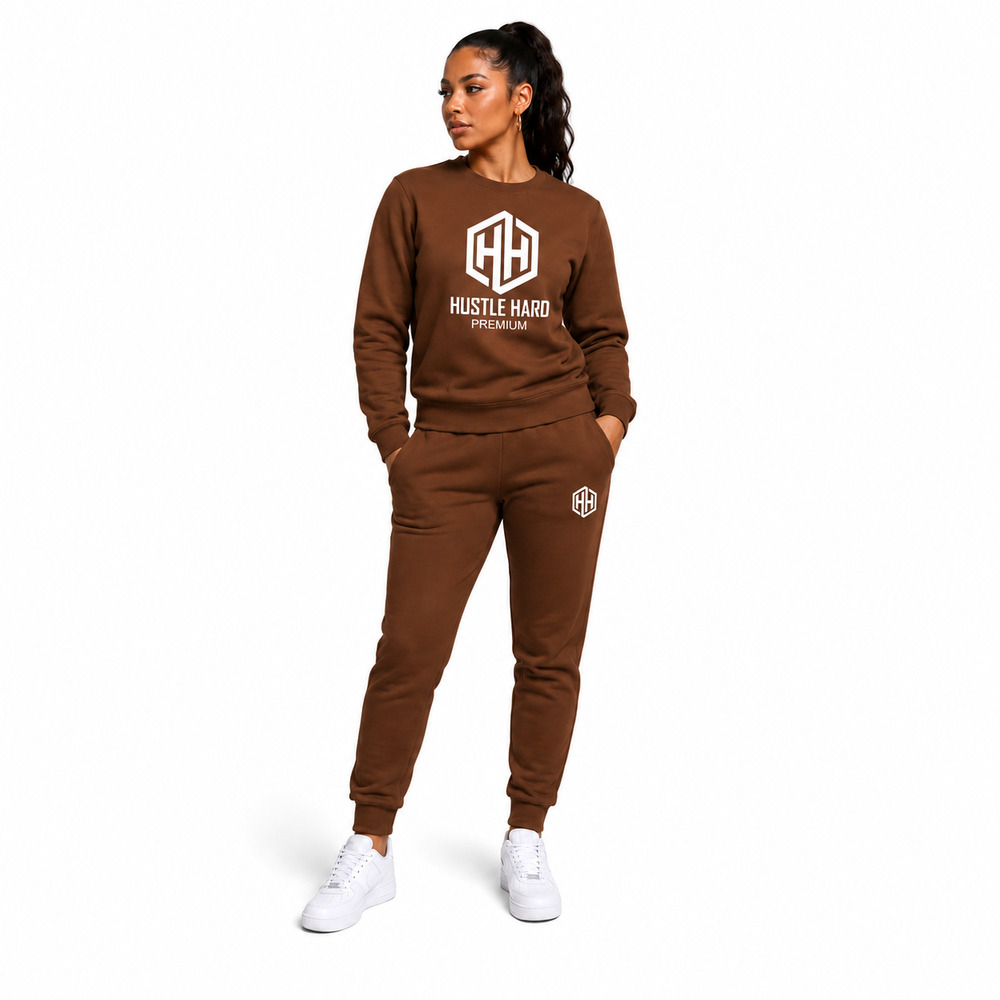 The Hustle Hard Premium Crew-Neck Tracksuit - Image 4