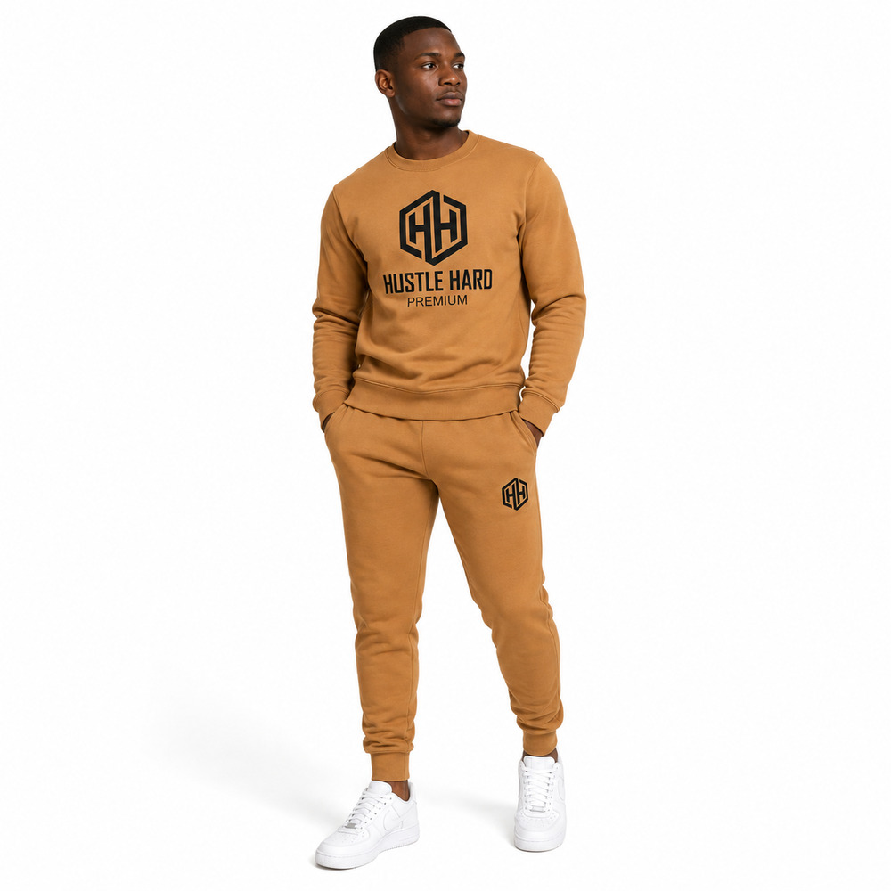 The Hustle Hard Premium Crew-Neck Tracksuit - Image 5