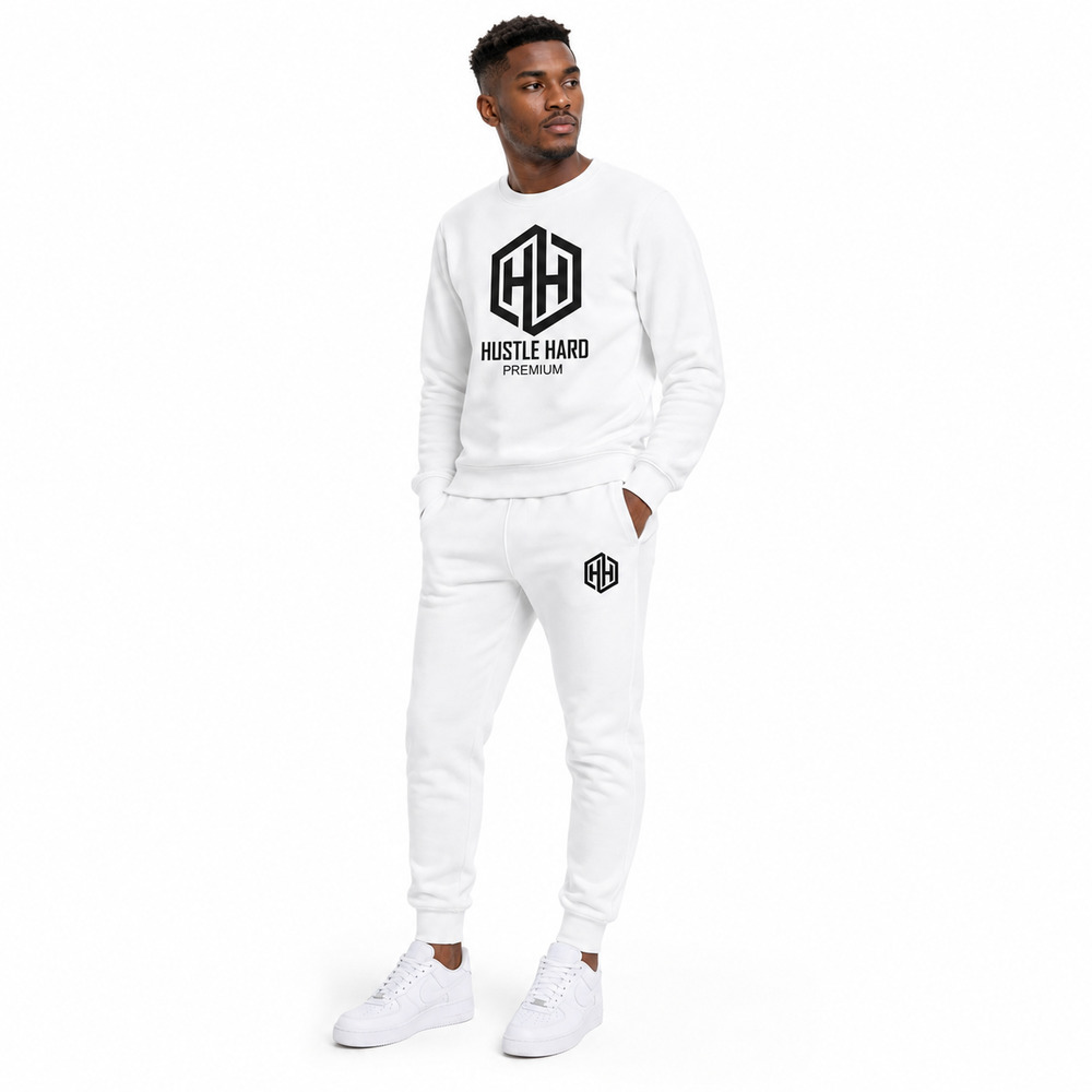 The Hustle Hard Premium Crew-Neck Tracksuit - Image 15