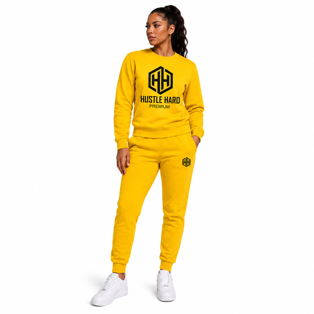The Hustle Hard Premium Crew-Neck Tracksuit - Image 16